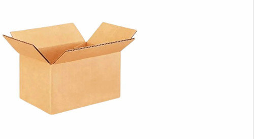 3 Ply Corrugated Packaging Boxes - Single Wall, 6.5 x 3.5 x 2 Inch, Brown Cardboard | Lightweight, Rectangular Design for Apparel Use