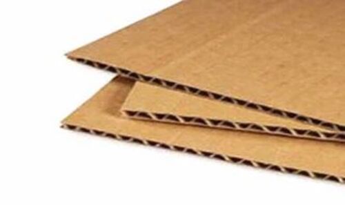 Corrugated Paper Sheets - 100 GSM, Brown Color, Eco-Friendly Material | Ideal Packaging Solution for Various Applications