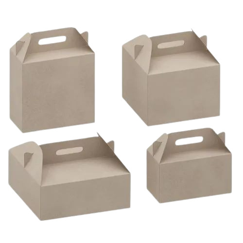 Food Packaging Boxx - Cardboard, Single Ply, Brown | Eco-Friendly Material - Durable Design for Reliable Food Storage