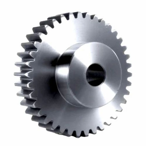 Industrial Spur Gear - Stainless Steel, Aresson Size, Silver Color | Durable Build, 1 Year Warranty, Fine Finished