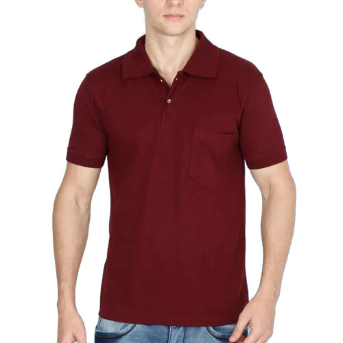 Mens Polo T Shirt With Pocket