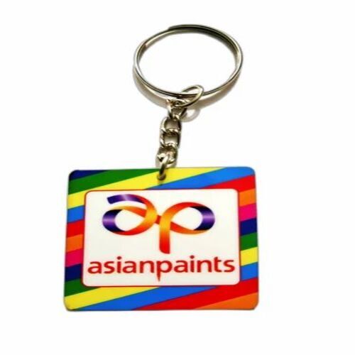 Metal Keychains - Leather & Iron, Multicolor, Silver Plating | Attractive Designs, Good Quality, Plain Pattern