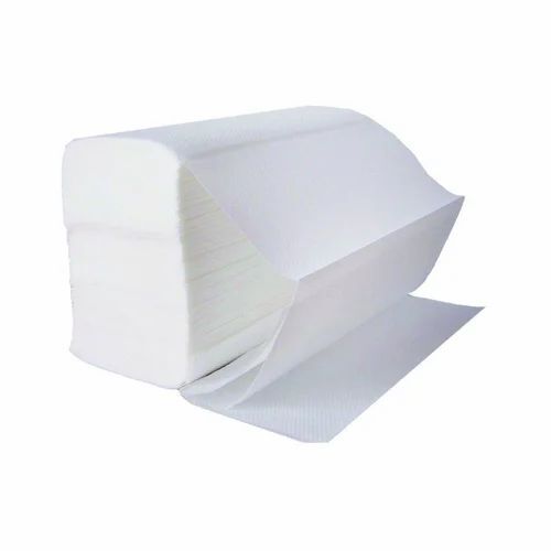 Multi Fold Tissue Paper - Paper Material 21x21cm Size White Color | Ideal for Home Hotels & Restaurants Good Quality for Various Applications