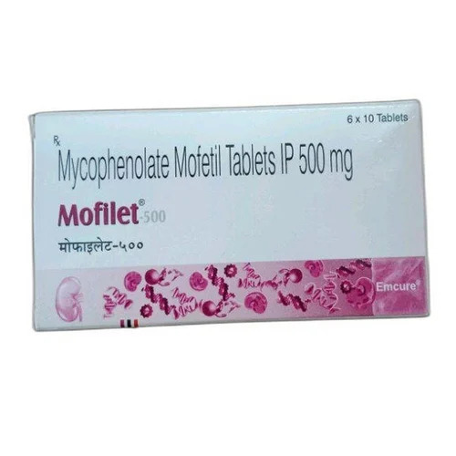 Mycophenolate Mofetil Tablets 500mg - White, 100% Pure, Clinically Proven | Prescription, No Side Effects, Safe