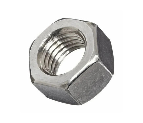 Stainless Steel Hex Nut - Material Grade 316, Polished Finish, Silver Color | Rust Free, Ideal for Fitting Use, Weighs 5 Grams