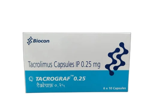 Tacrolimus Capsules - 0.25 mg 6 Strips x 10 Capsules | Clinically Proven Anti-Bacterial Free From Harmful Chemicals 100% Safe