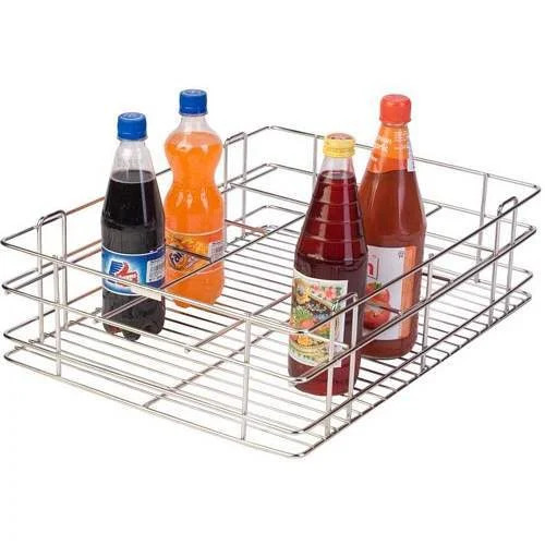 Bottle Rack Basket - Material: Stainless Steel