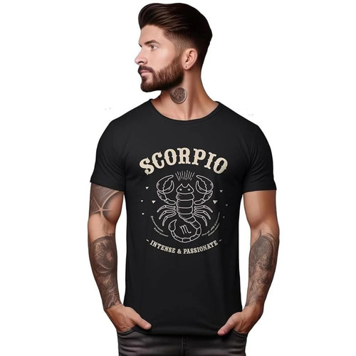 Mens Printed T-Shirt - Cotton Material, Regular Fit, Black Color | O-Neck, Short Sleeves, Skin Friendly Design for All Ages