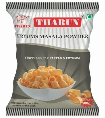 100g Fryums Masala Powder - Organic Brown Powder, A Grade Dried Spice for Cooking with 12 Months Shelf Life, Packaged in Convenient Packet