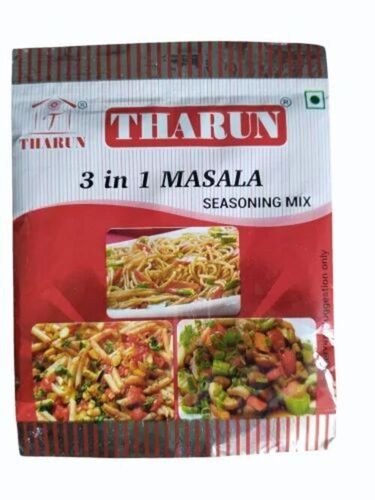 10g Three In One Masala Seasoning Mix - Organic, FSSAI Certified, A Grade Quality | Spicy Taste, Brown Powder, 12 Months Shelf Life, For Cooking