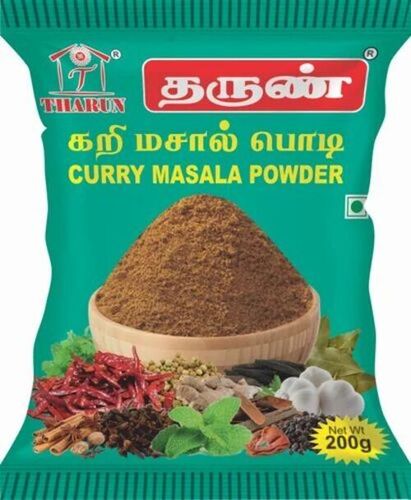 200g Curry Masala Powder - Organic FSSAI Certified | Brown Powder A Grade 12 Months Shelf Life Ideal for Cooking Packaged in Dry Place