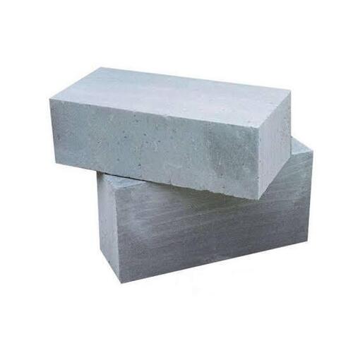 Aac Bricks - Autoclaved Aerated Concrete, Rectangular Shape, Solid Texture | Crack Resistant, Fine Finished, Plain Pattern