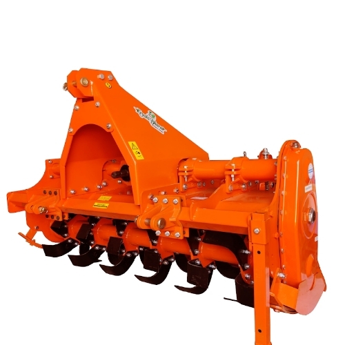 Agricultural Rotavator for Horticulture Use - Durable Frame and Gearbox, Labor-Saving Field Tilling Tool