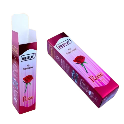 Air Freshener Packaging Box - Paper Material, Multi Color Printed Design | Eco-Friendly, Versatile Usage for Air Fresheners