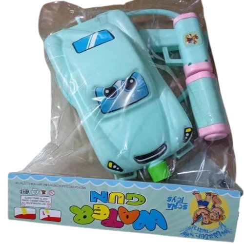 Car Holi Pichkari - Plastic Modern Design Blue Color | Durable Lightweight Ideal for Joyful Holi Celebrations