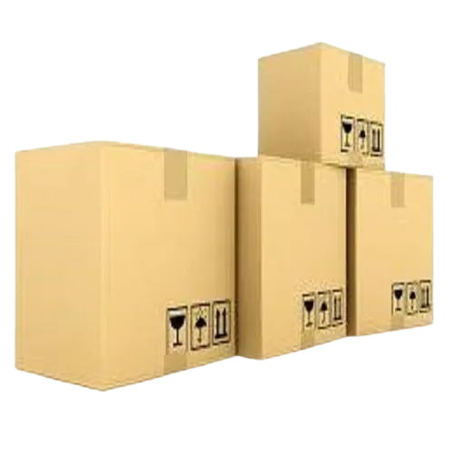 Corrugated Shipping Boxes - Double Wall 5 Ply, Brown Color, Square Shape | Biodegradable, Disposable, Moisture Proof, Lithography Printed