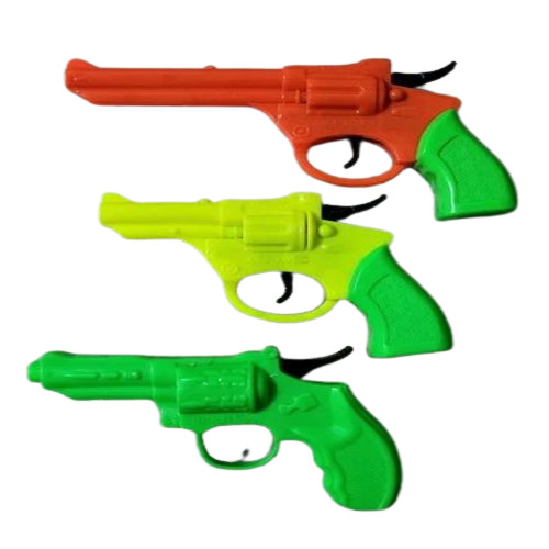 Diwali Toy Gun - Multi Color Plastic Material | Fine Polishing, Suitable for Kids, Fun and Engaging Diwali Celebration Accessory