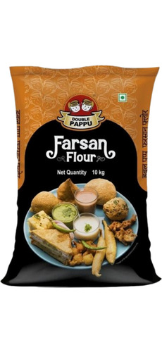 Double Pappu Farsan Flour Besan - Organic, A Grade, Fresh Yellow Besan | 1 Kilogram, FSSAI Certified, Ideal for Cooking and Baking