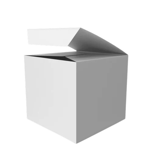 Duplex Board Cartons - Paper Material, Plain Design, White Color | Ideal for Packaging Applications