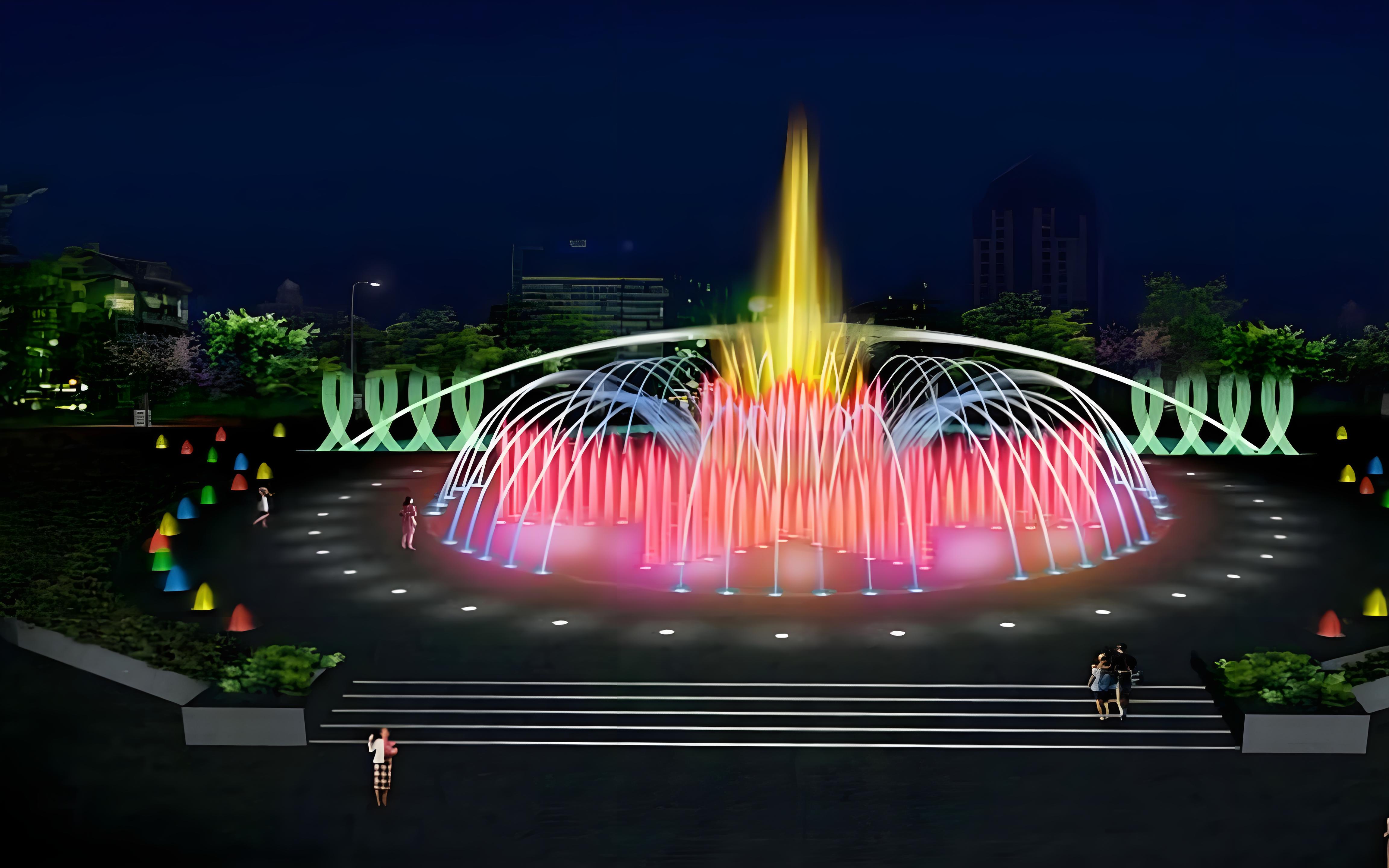 Fountain Installation Service  - Color: Rgb