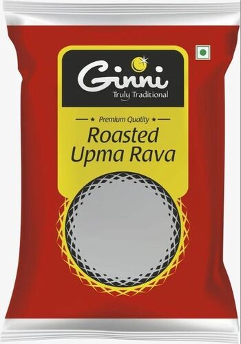 Ginni Roasted Suji Rava - Organic FSSAI Certified 6 Months Shelf Life | Tasty Healthy A Grade for Food Preparation