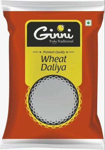 Ginni Wheat Daliya - Organic Whole Wheat Daliya, FSSAI Certified | Tasty, Healthy, A Grade Food for Nutritious Meals