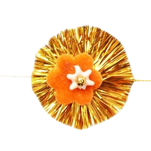 Handmade Foam Rakhi - Foam Material Light Weight Multicolor Design Modern Appearance Easy to Clean | Gold Finishing Religious Style