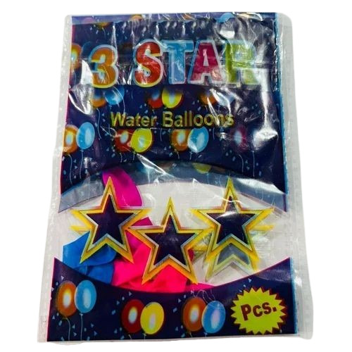 Holi Water Balloons - Rubber, 6 Inch, Multicolor | Eco-Friendly, Non-Toxic, Durable, Decorative, Perfect for Holi Festival Celebrations