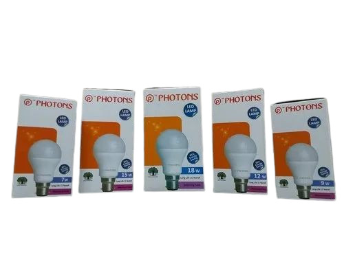 Led Bulb Packaging Box - Duplex Paper, 110x57 Inches, Multi Color, Textured Coating with Embossing, Biodegradable Material