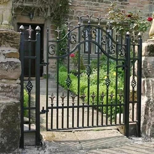 Ms Grill Gate - MS Material, Manual Operating Style, Painted Finish | Easily Assembled, Eco-Friendly Design, Modern Aesthetic