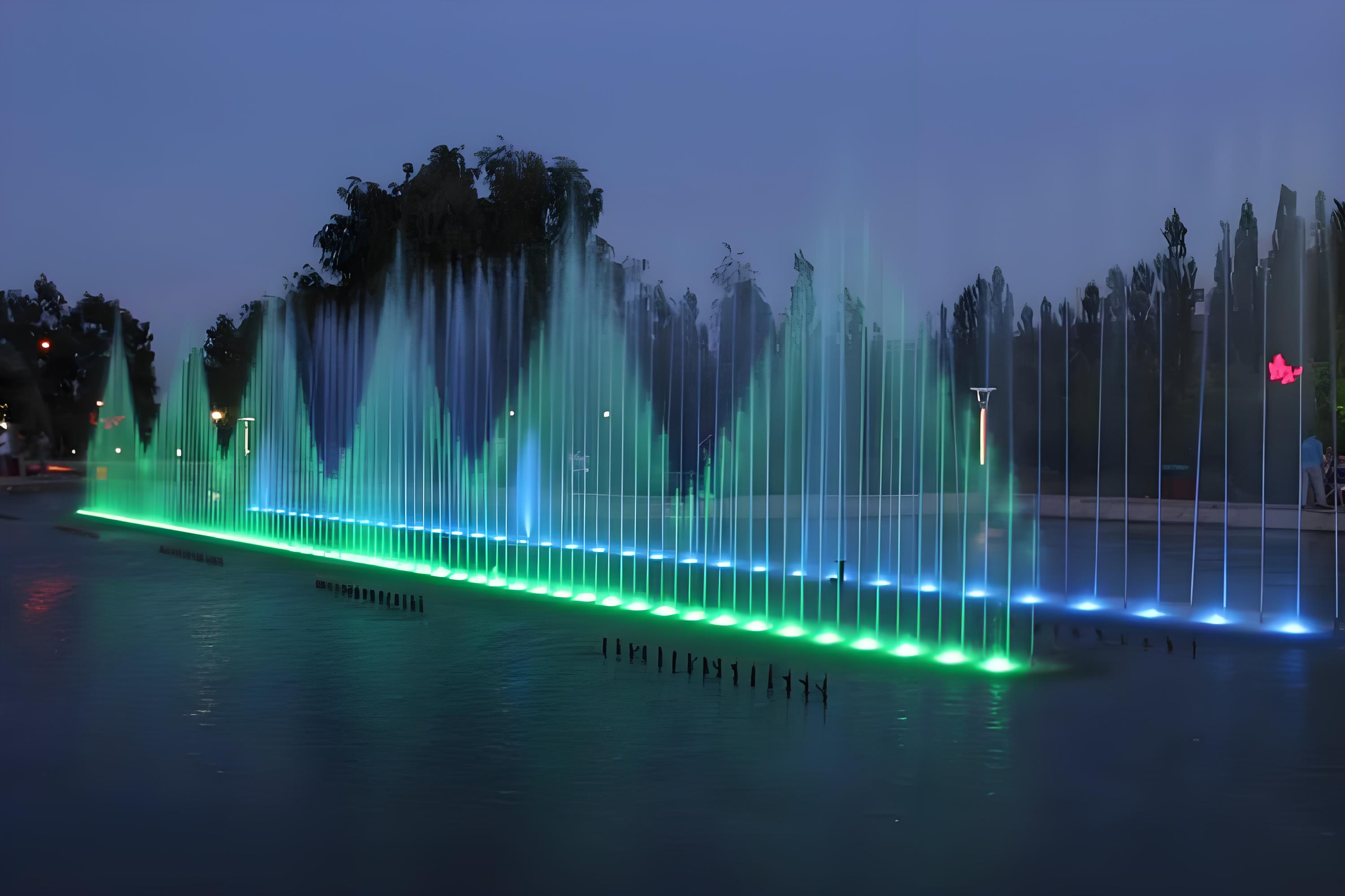 Musical Fountain Contractor - Color: Rgb
