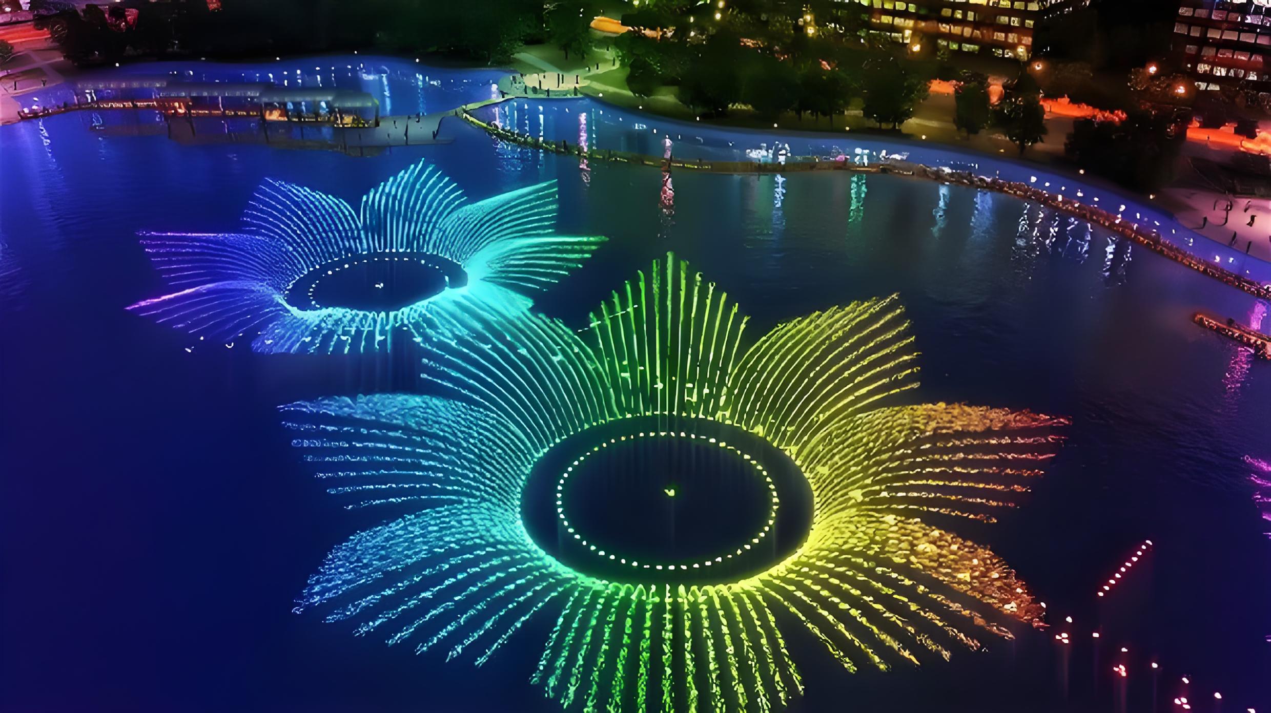 Musical Fountain Engineering  - Color: Rgb