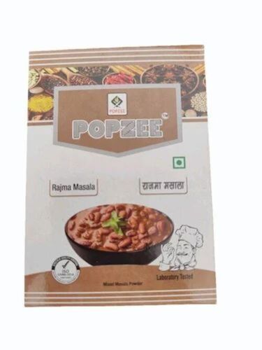 Popzee Rajma Masala - A Grade Powder, Brown Color | FSSAI Certified, Organic, Spicy Taste, 50 Grams, 12 Months Shelf Life, Dry Storage