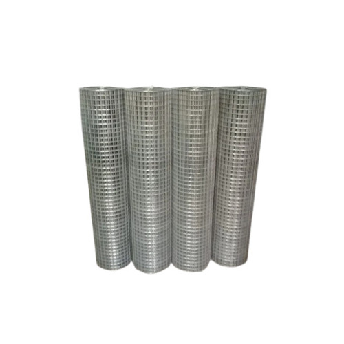 Stainless Steel Welded Mesh - Square Hole, 3mm Thickness | Silver Color, Coated Surface, Ideal for Breeding Cages and Mining Storage Cages