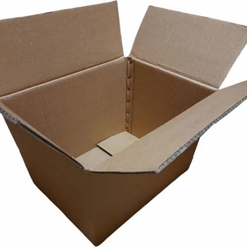9 Ply Corrugated Packaging Box - 150 GSM, Rectangular Shape, Brown Matte Finish, Moisture Proof for Apparel Protection
