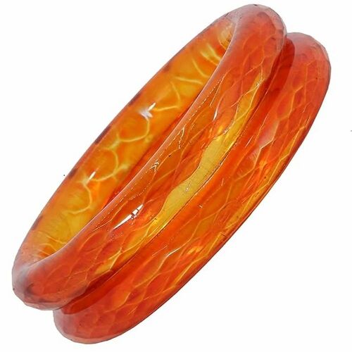 Crystals Bangles - Alloy, Customize Size | Color: Black, Blue, Green, Yellow, Red, Occasion: Engagement, Shape: Round, Stone: Amber, Pearl: Imitation Pearl
