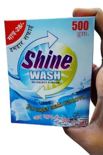 Detergent Powder Packaging Box - Paper Material, Multi Color Printed Design | Versatile Usage/Application