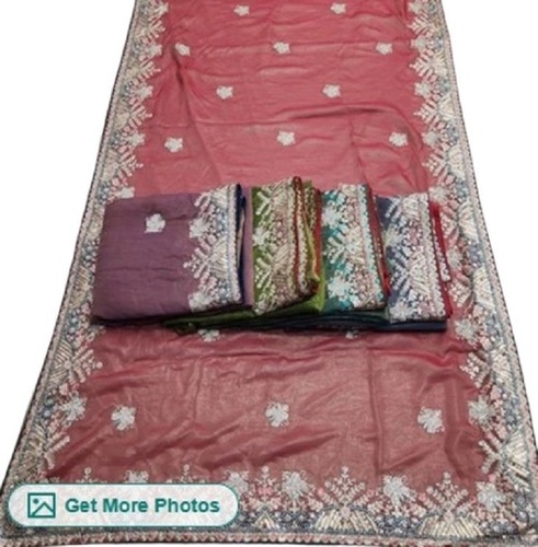 Embroidered Nylon Saree