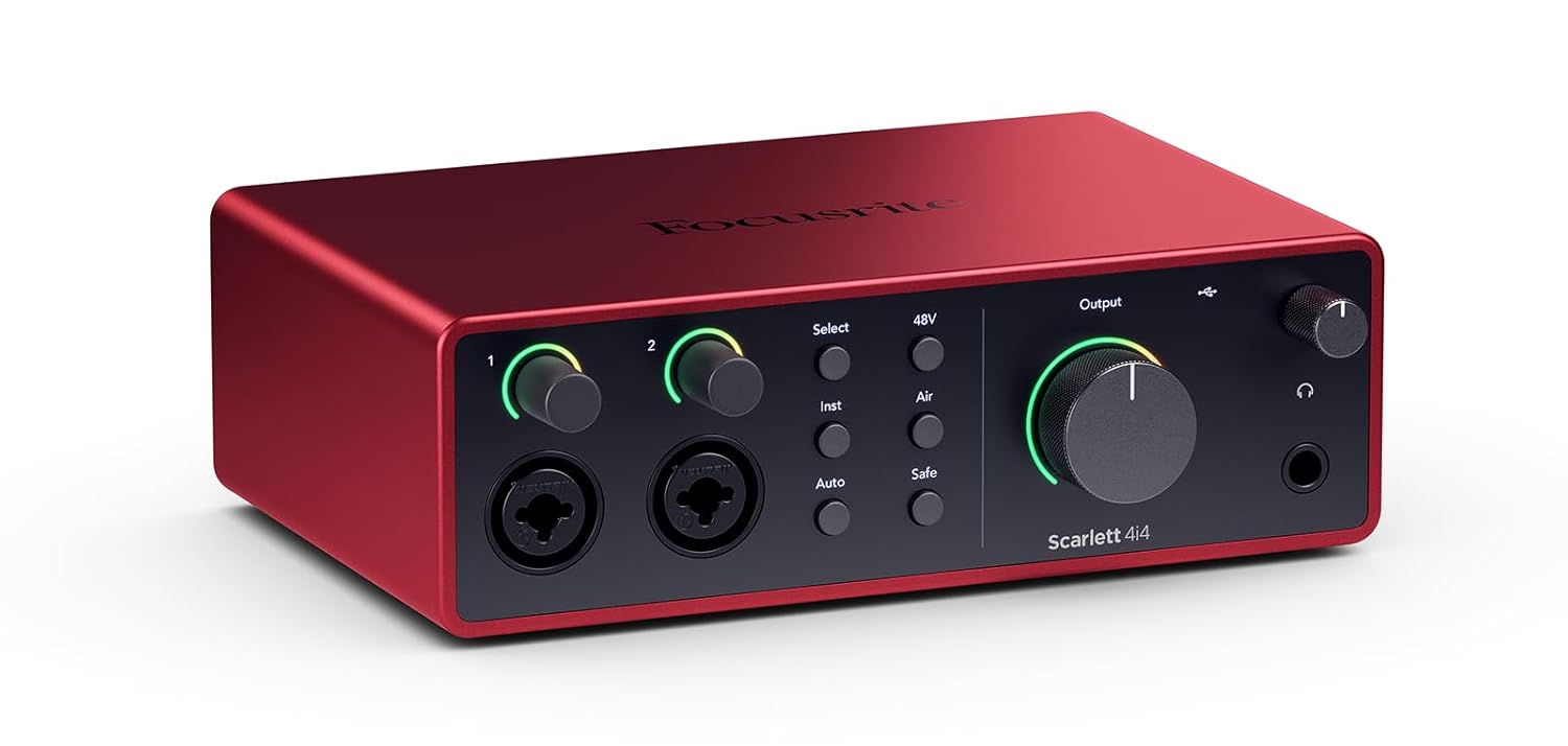 Focusrite Scarlett 4i4 4th Gen Usb Audio Interface