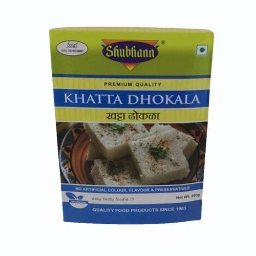 Instant Khatta Dhokla Mix - FSSAI Certified, Good Quality | Tasty, Healthy A Grade Box Packaging, Salty Taste for Delicious Food