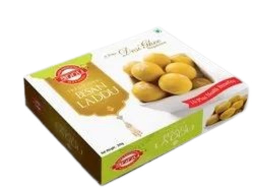 Laddu Packaging Box - Cardboard Material, Multi Color Design | Printed Finish for Elegant Presentation and Versatile Use