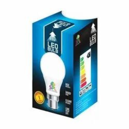 Led Bulb Packaging Box - Paper Material, Multi Color Printed Design | Ideal for Securely Packaging LED Bulbs