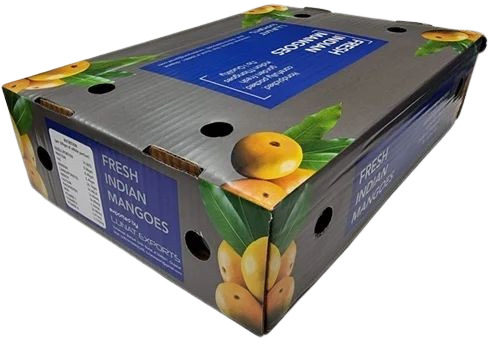 Mango Packaging Box - Paper, Multi Color Printed | Durable Design for Stylish and Eco-Friendly Mango Storage