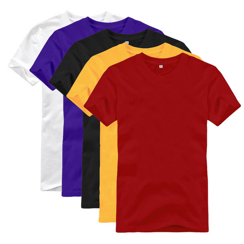 Nylon T Shirt - Size S, Blue, Half Sleeves | Good Quality Fabric, Customized Fit, Plain Design