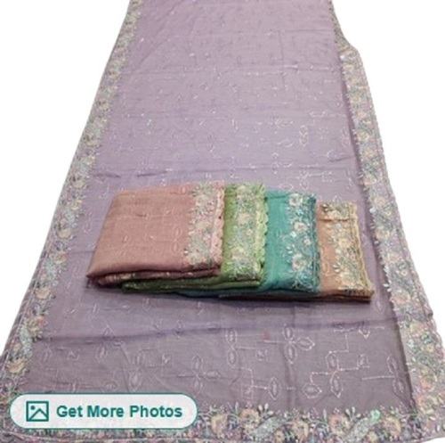 Party Wear Embroidered Saree