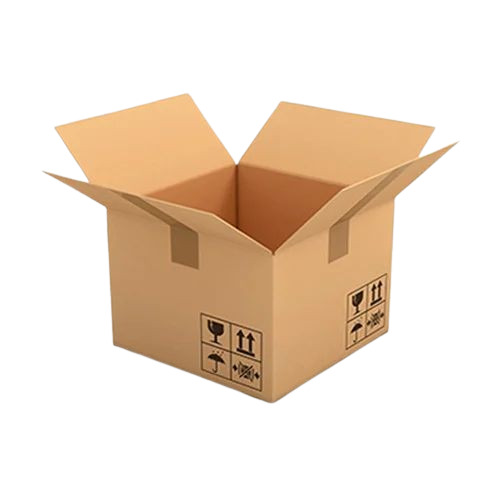 Printed Corrugated Packaging Box - Quadruple Wall 9 Ply, Brown Rectangular Box, Biodegradable, Partly Recycled 185/200 GSM | Ideal for Apparel, Electronics, Food, Gifts & Crafts, Weight Capacity >25 Kg