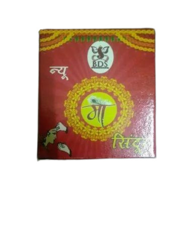 Sindoor Packaging Box - Paper Material, Multi Color Design | Stylishly Printed for Elegant Presentation and Versatile Usage