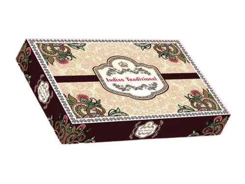 Sweet Packaging Box - Cardboard Material, Square Shape, Multi Color Design | Ideal for Gifting and Presenting Sweets in Style