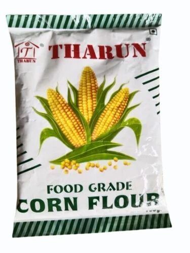100g Corn Flour Powder - Organic A Grade Food Ingredient | White Color, Packaged in Convenient Packet
