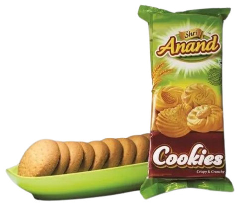 Butterscotch Cookies - Sweet Taste Soft Texture Round Shape | Vegetarian Crispy Vacuum Packed Biscuit Delight